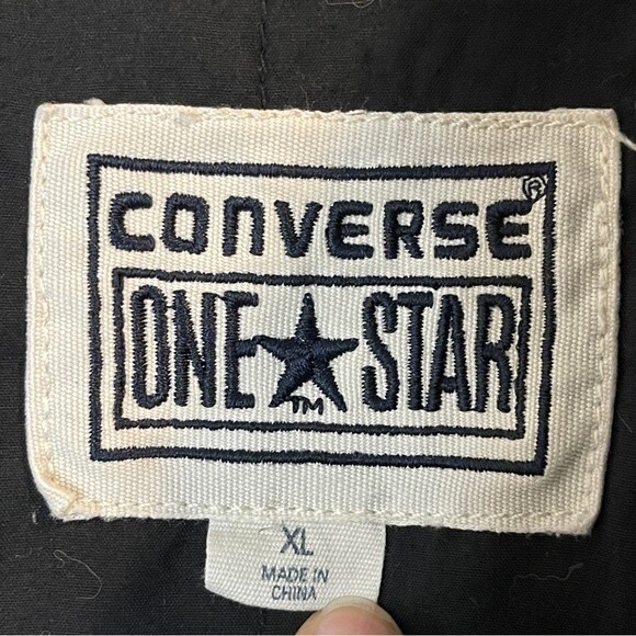 Converse One Star Black Military type jacket XL - Picture 2 of 5